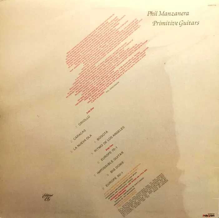 Phil Manzanera, LP "Primitive Guitars", 1982 - ESTADO IMPECÁVEL
