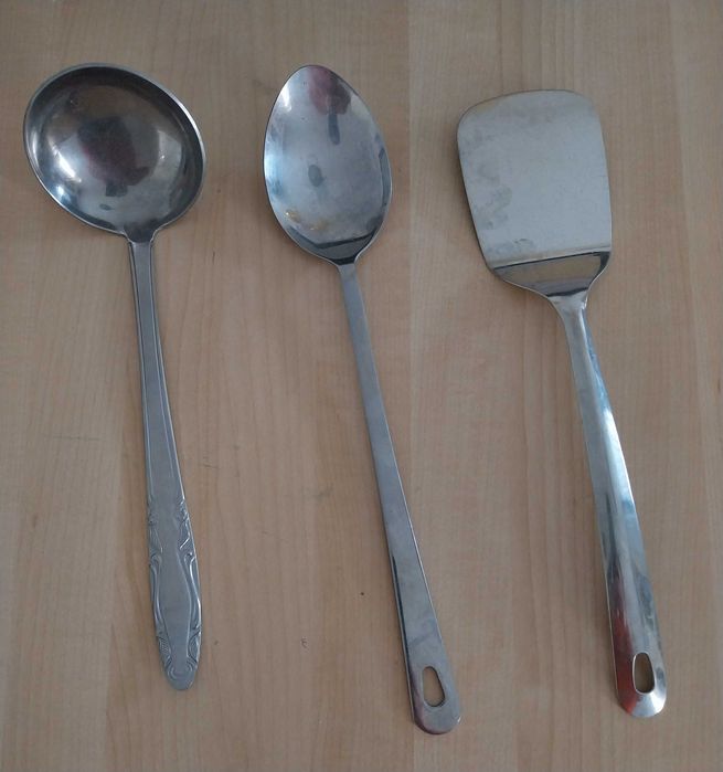 Talheres de Servir Inox - Concha Colher Espátula