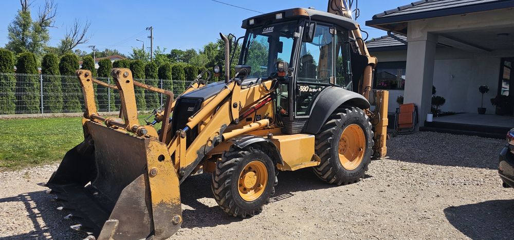 Koparkoładowark Case 580sr.
