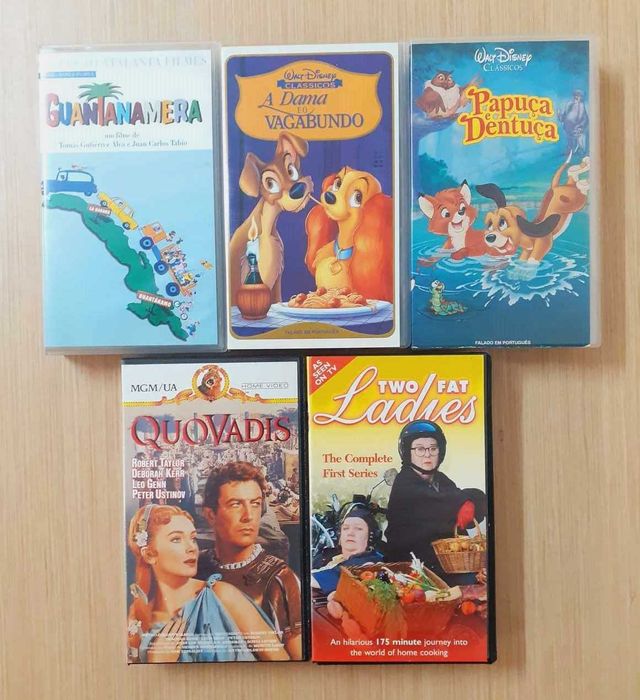 Cassetes VHS Originais (Vários Filmes)