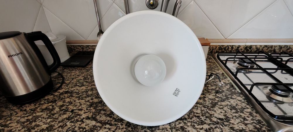 Candeeiro IKEA aluminio