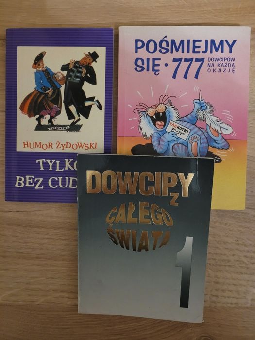 Zestaw 3x książeczki z dowcipami