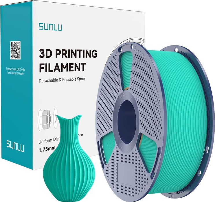 Філамент (Пластик для 3D-друку) SUNLU PLA Mint Green 1,75 мм 1 кг