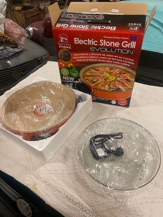 Electric Stone Grill - Grelhador