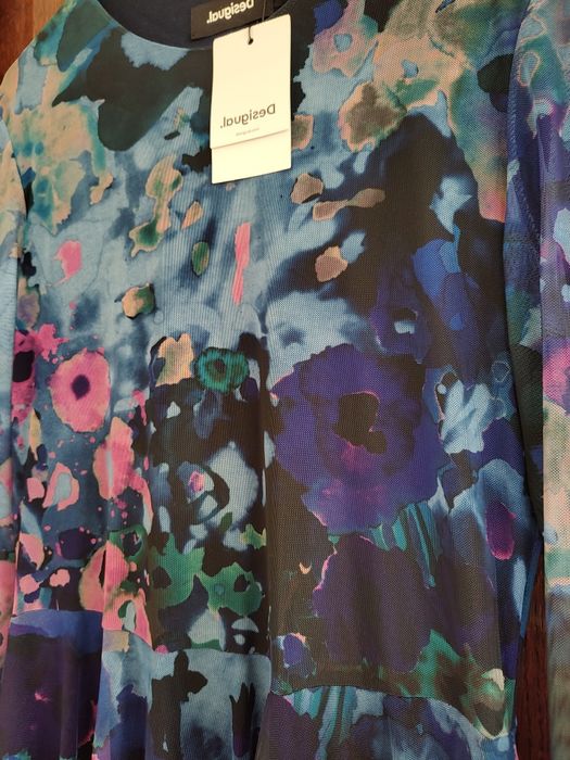 Kolorowa sukienka Desigual - r.M