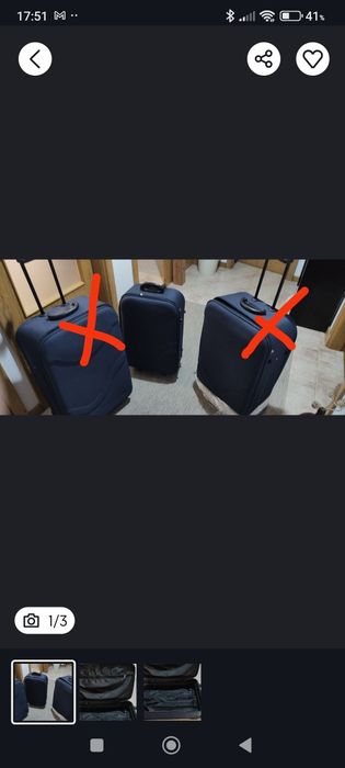 Vendo malas de viagem