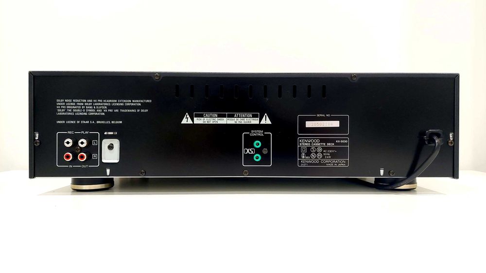 Leitor Ca7 KENWOOD c/3 motores e calibração "Auto-Bias" (Imaculado)