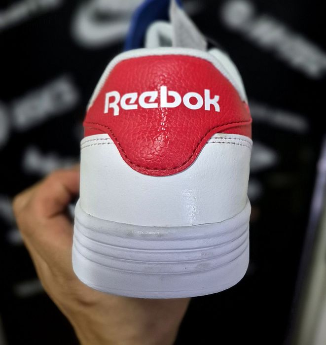 Чоловічі кросівки Reebok Royal Techque T «White Rebel Red»(Оригінал)Розмір 45-29,5см