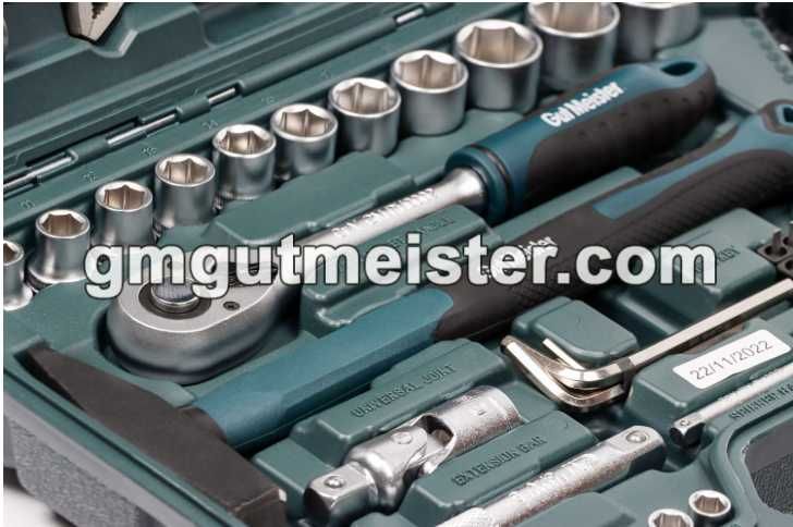 Набір інструментів GUT MEISTER 58ШТ .Якісний Німецький Інструмент.