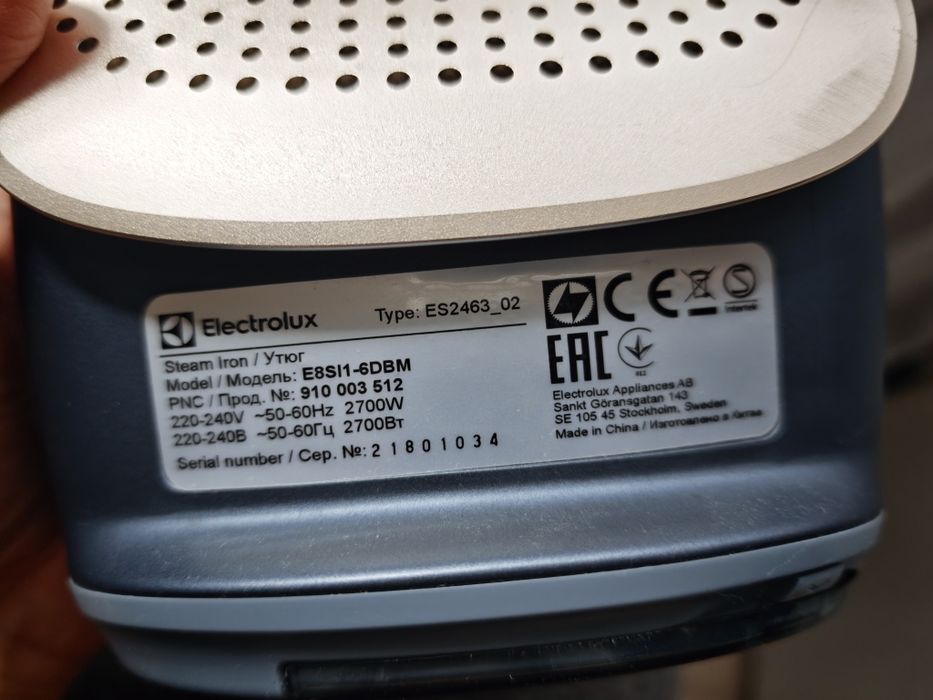 Żelazko Elektrolux Renew 800