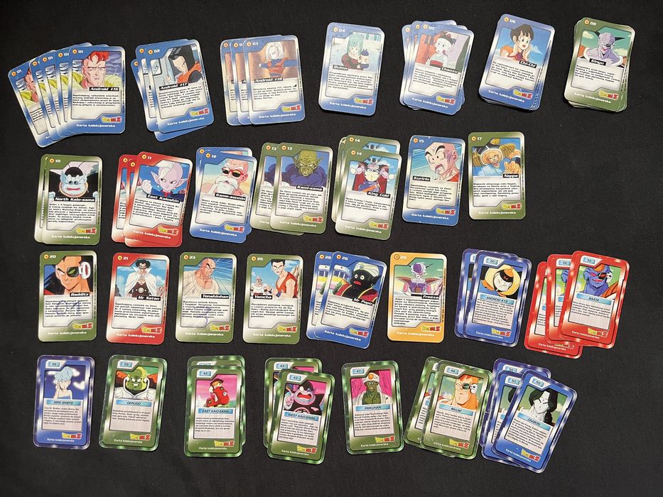 Karty Dragon Ball - CHIO - z wszystkich serii po trochu! - Zamiana!