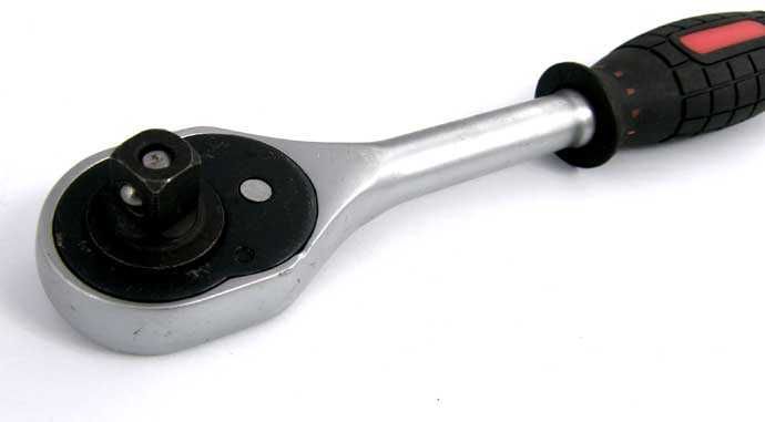 Трещотка для торцевых головок 1/2 трещетка вороток 24 зуба Falon-Tech