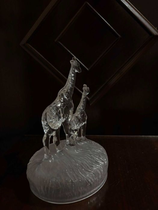 Animais em cristal - Girafas
