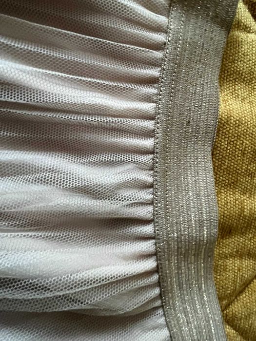 Saia de tule plissada