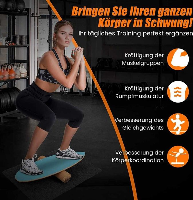 Trick board Deska do balansowania Balance Board turkusowa