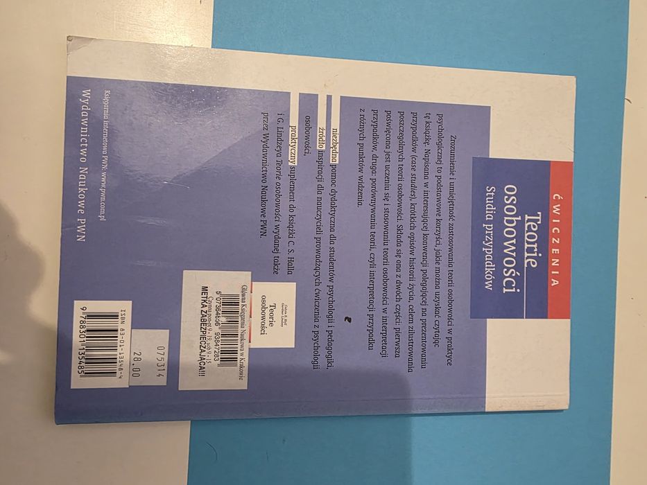 Ashcraft - Teorie osobowości. Studia przypadków. Ćwiczenia.
