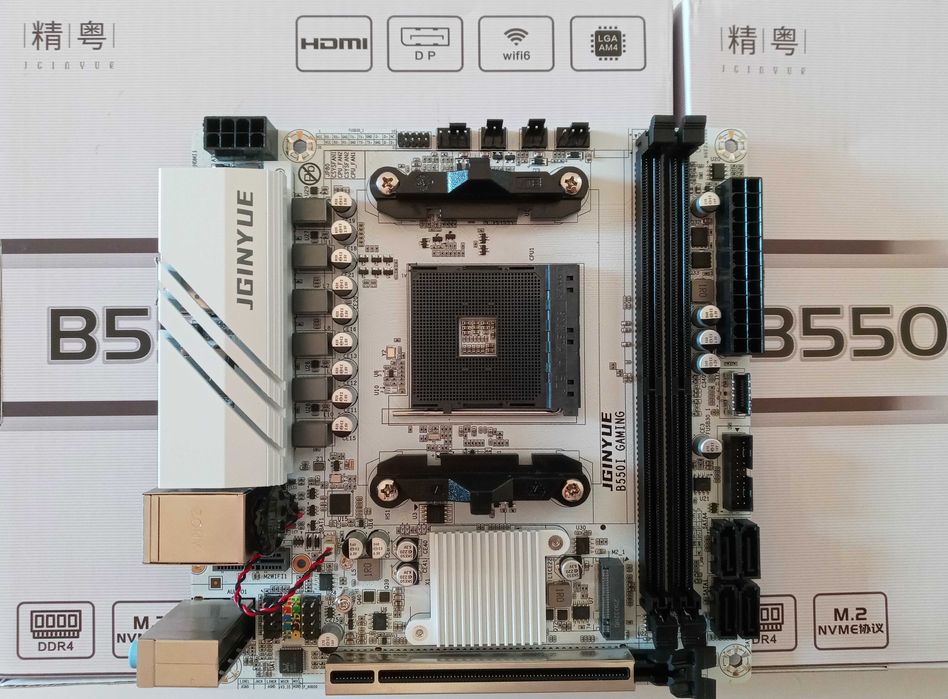 JGINYUE B550i Gaming Mini ITX Socket AM4 Nowy Przyborów • OLX.pl