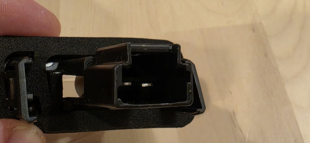 Conjunto de 2 luzes/plafoniers de matrícula novos 206