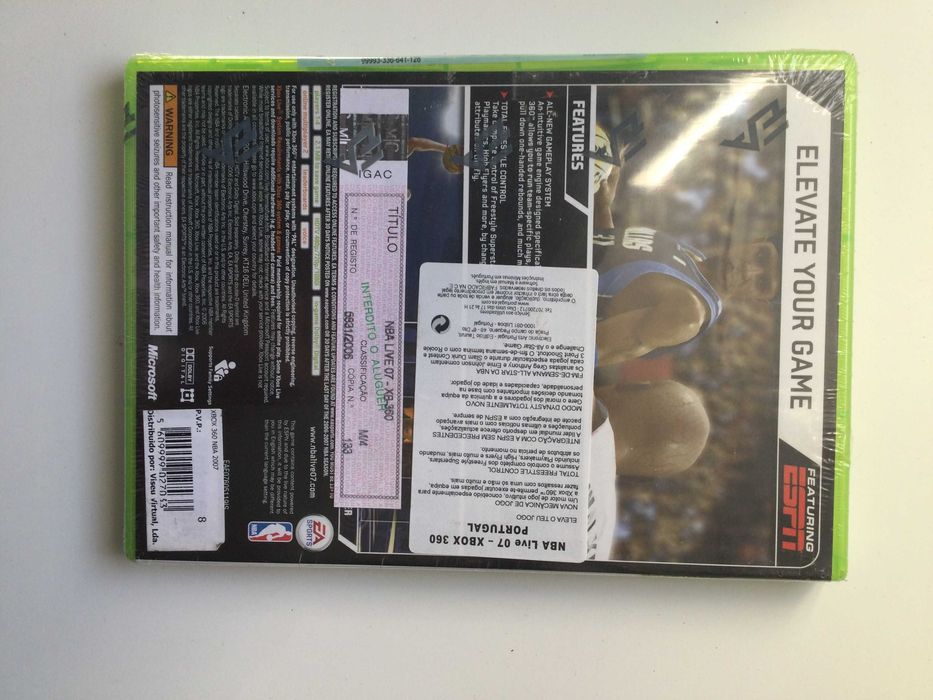 Xbox 360 - NBA Live 07 (selado)