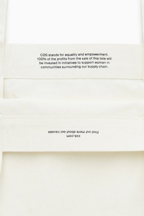 Cos сумка тоут шопер з полотна