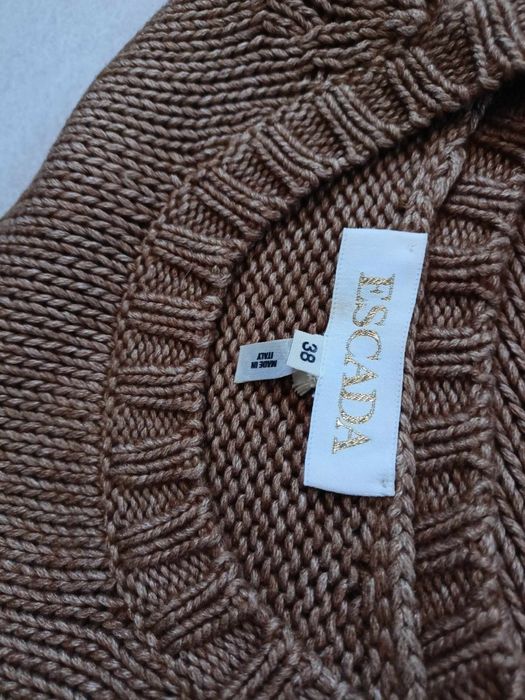 Sweter kaszmir+ jedwab Escada