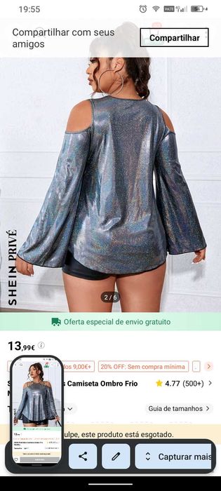 Roupa tamanhos grandes