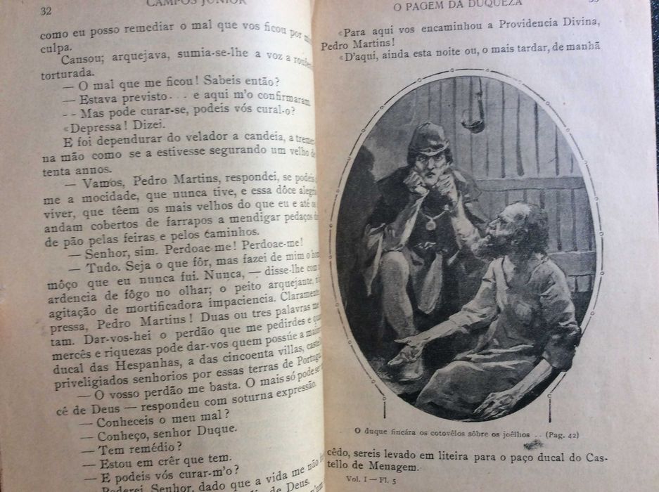 O Pagem da Duqueza de António de Campos Júnior, 2.ª edição. Volume 1 - 2. Obra completa
