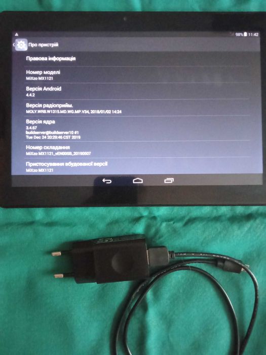 Планшет MX Mixzo 1121 Android 4.4.2 Kitkat