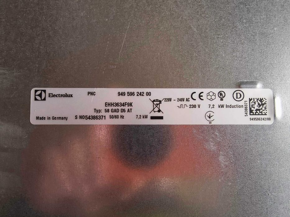 Płyta indukcyjna Electrolux EHH3634F9K # SUPER STAN