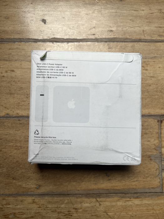 Apple USB-C Power Adapter – 96 W MacBook Pro Charger, New64741323143170121