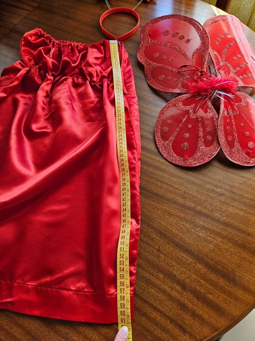 Fato Carnaval Borboleta Vermelha