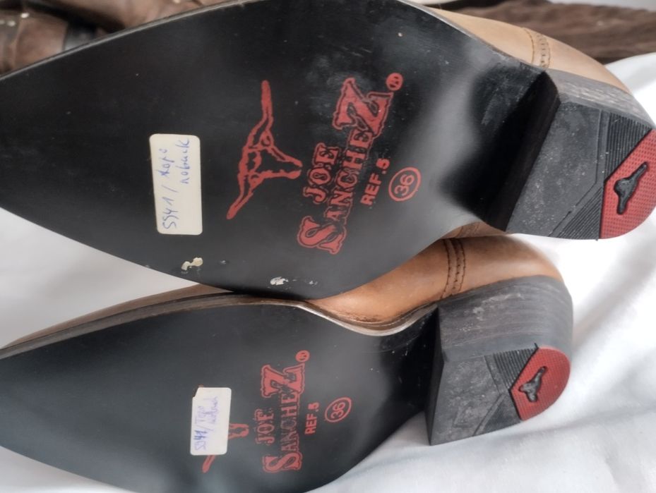 Buty kowbojki nr 2 nubuk