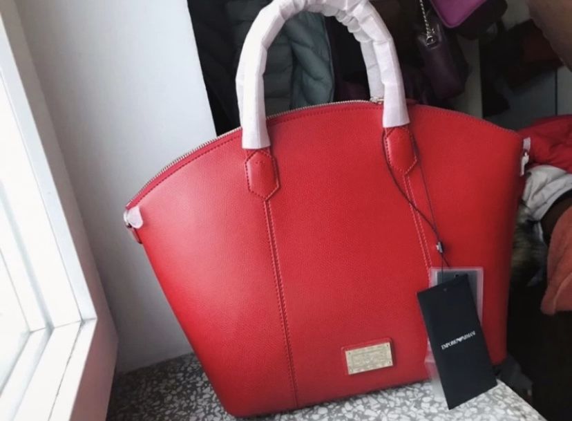 Nowa z metkami oryginalna torebka Emporio Armani czerwona