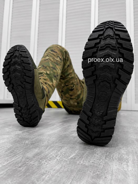 Тактичні кросівки CAMEL Haki Cordura 41-45 | Військове взуття для ЗСУ