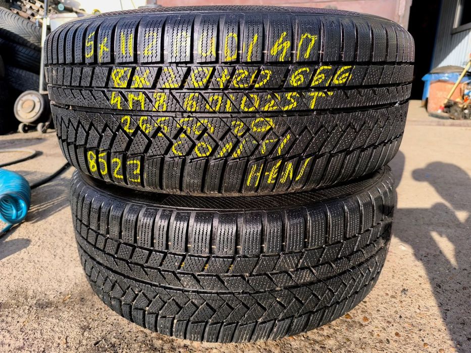 265/50R20 111H XL Opony Zimowe Zima CONTINENTAL AO WinterContact TS850 P TS 850P 850 8,5mm J.NOWE DEMO 23r. Legnica ALU-RAD 265/50