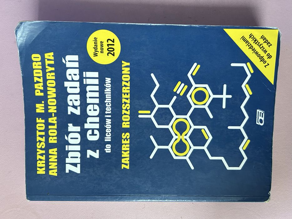 Krzysztof Pazdro zbiór zadań chemia książka