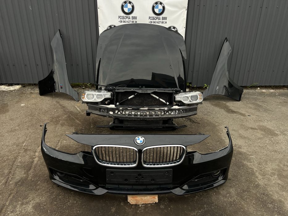 Передок комплект bmw f30 f31 кузовщина чорний black sapphire 475/9