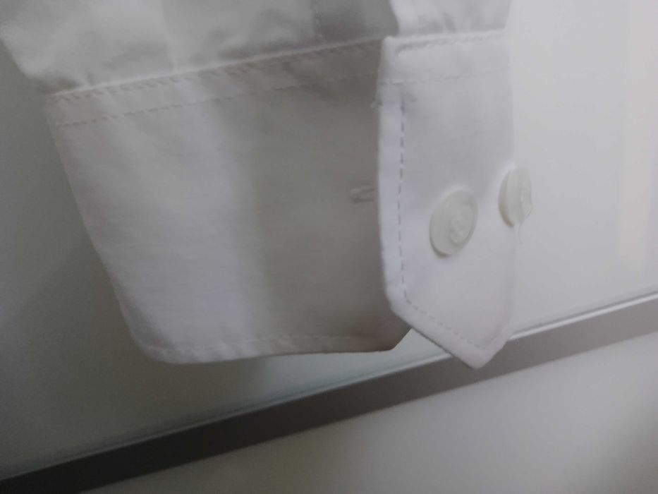 Koszula biała męska Malinex