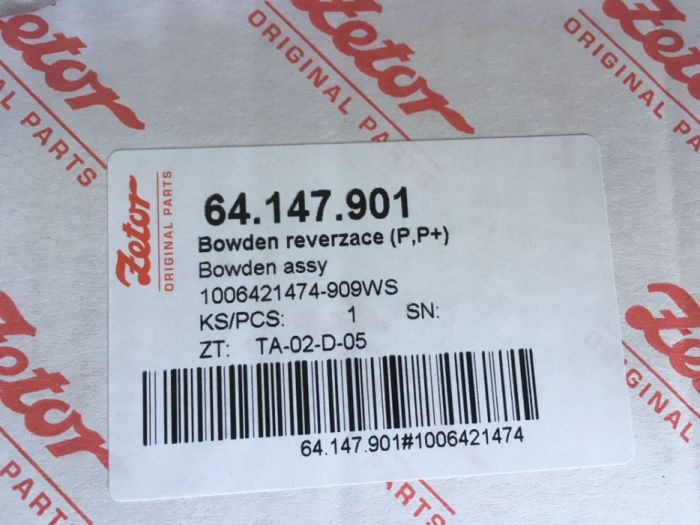 Zetor linka rewersu 641479.01