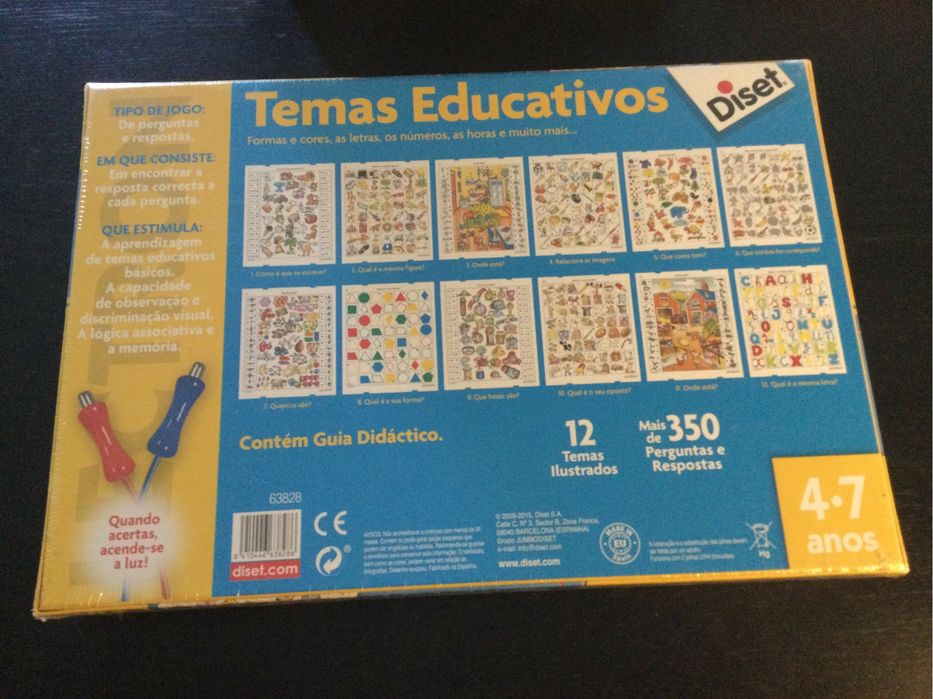 NOVOS- 2 JOGOS - Temas educativos e Batalha Naval+Damas (selados)