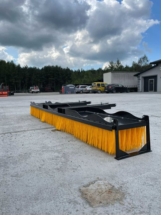 Szczotka Zamiatarka na wózek widłowy widły 1,5m 2,25m 3m Transport PL