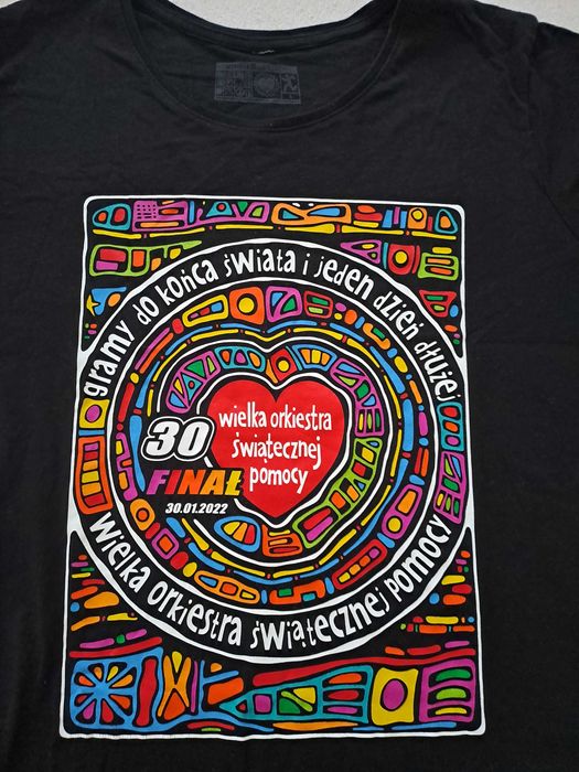 T-shirt czarny L WOŚP