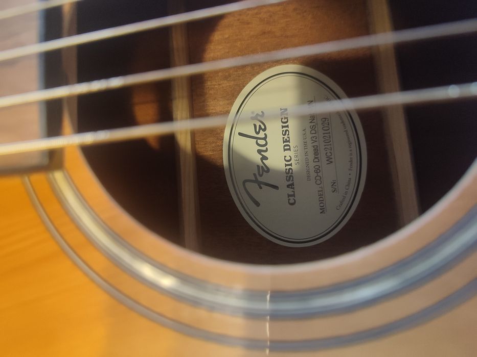 Gitara akustyczna Fender CD-60 V3 NAT