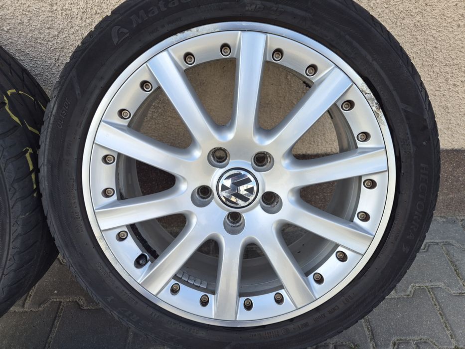 Alufelgi VW 5X112 z oponami 225/45 R17 lato 1K0601025K