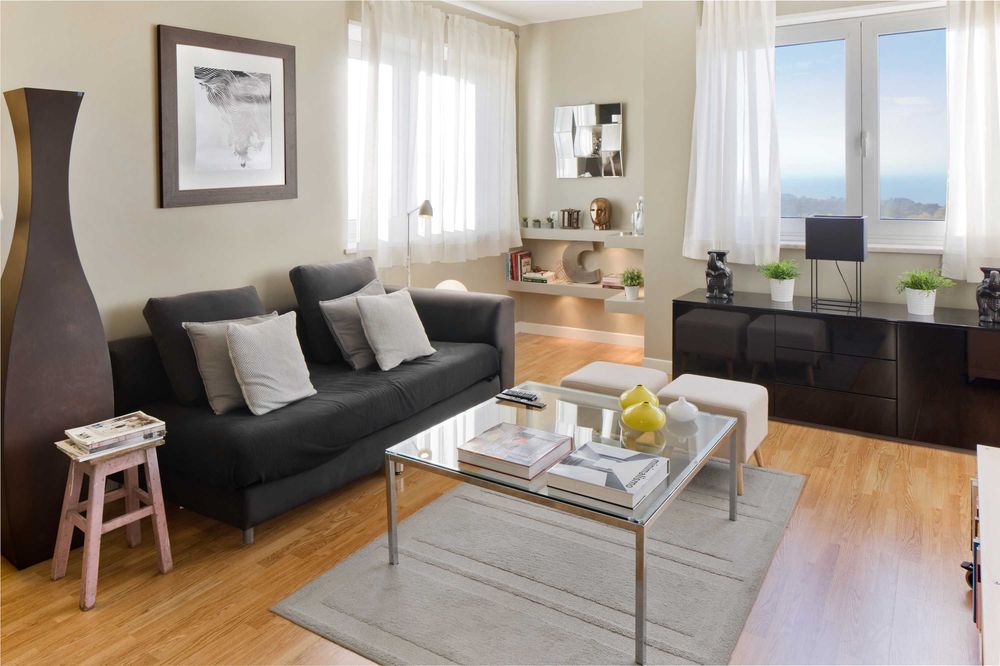 Mesa de centro AREA 100x100 cm – Estrutura cromada (sem tampo)