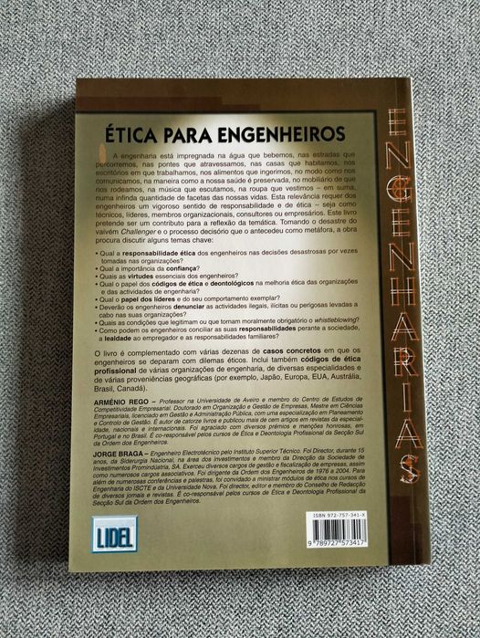 Livro "Ética para Engenheiros"