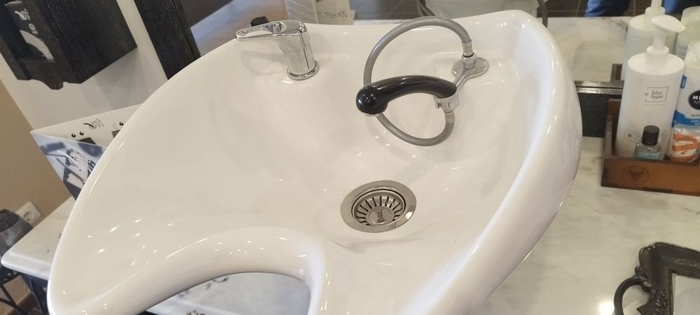 Rampa Barbeiro Cabeleireiro Móvel Carvalho