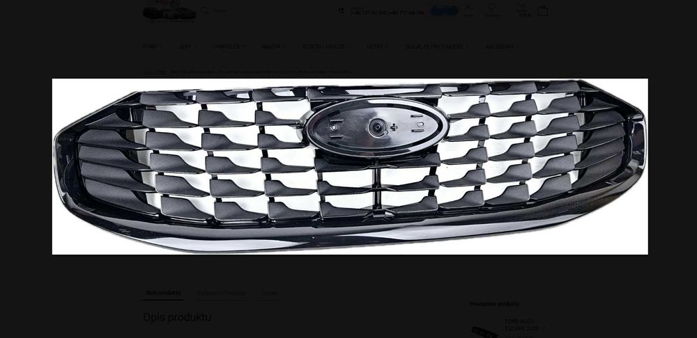 Решітка радиатора Ford Escape Kuga 23-