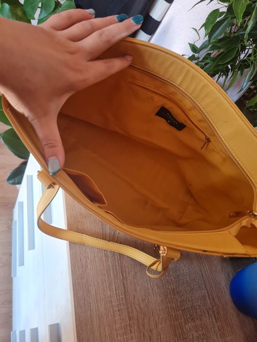 Musztardowy torebka / torba house