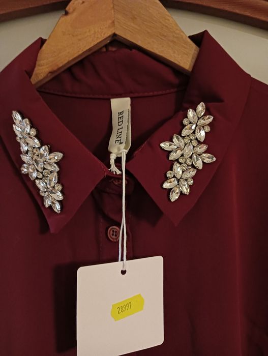 Koszula rozmiar XXL 46 48 burgund